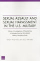 Book cover of: Sexual Assault and Sexual Harassment in the U.S. Military. By: Andrew R. Morral