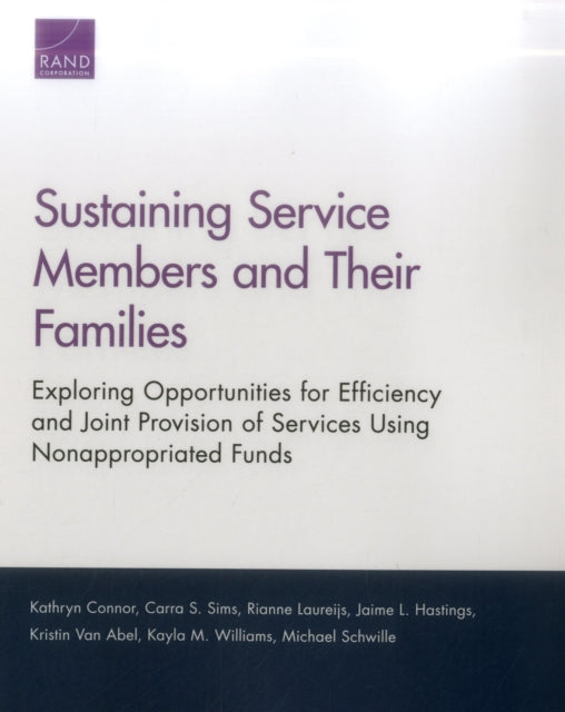 Book cover of: Sustaining Service Members and Their Families. By: Kathryn Connor