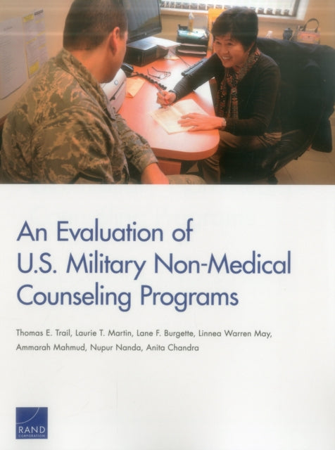 Book cover of: Evaluation of U.S. Military Non-Medical Counseling Programs. By: Thomas E. Trail