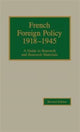 Book cover of: French Foreign Policy, 1918-1945