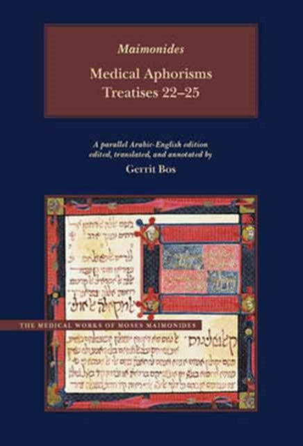 Book cover of: Medical Aphorisms. By: Moses Maimonides