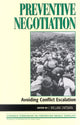 Book cover of: Preventive Negotiation. By: I. William Zartman