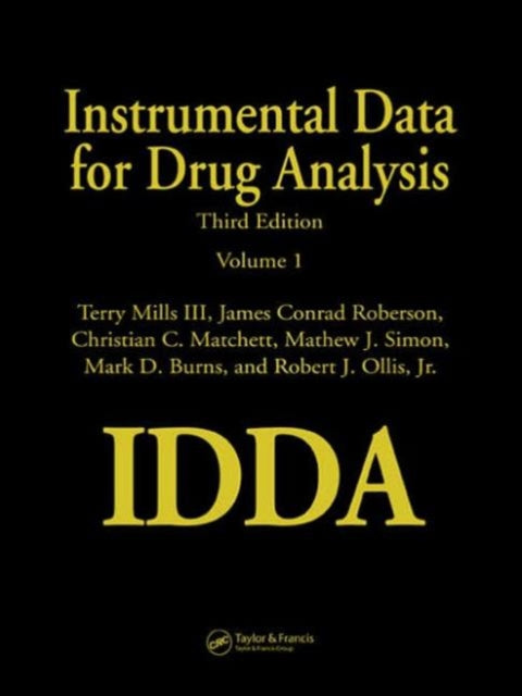 Book cover of: Instrumental Data for Drug Analysis - 6 Volume Set. By: III, Terry Mills
