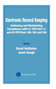 Book cover of: Electronic Record Keeping. By: David Nettleton