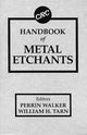 Book cover of: CRC Handbook of Metal Etchants