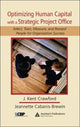 Book cover of: Optimizing Human Capital with a Strategic Project Office. By: J. Kent Crawford