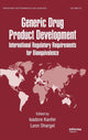 Book cover of: Generic Drug Product Development. By: Isadore Kanfer, Leon Shargel