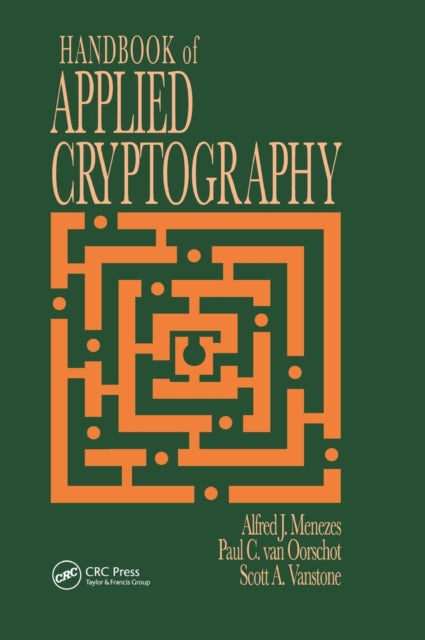Book cover of: Handbook of Applied Cryptography
