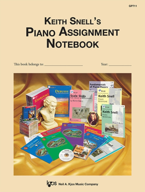 Book cover of: Keith Snell's Piano Assignment Notebook