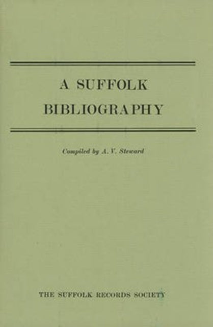 Book cover of: Suffolk Bibliography
