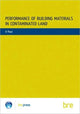 Book cover of: Performance of Building Materials on Contaminated Land. By: Vikram Paul