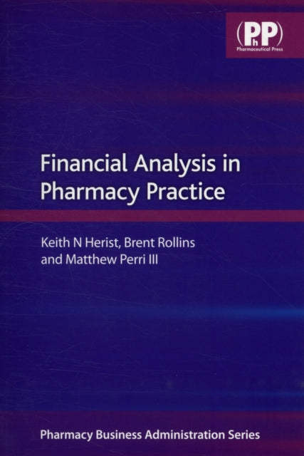 Book cover of: Financial Analysis in Pharmacy Practice