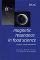 Book cover of: Magnetic Resonance in Food Science