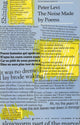 Book cover of: Noise Made by Poems. By: Peter Levi