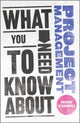 Book cover of: What You Need to Know about Project Management. By: Fergus O'Connell