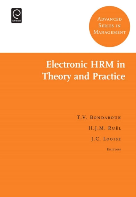 Book cover of: Electronic HRM in Theory and Practice