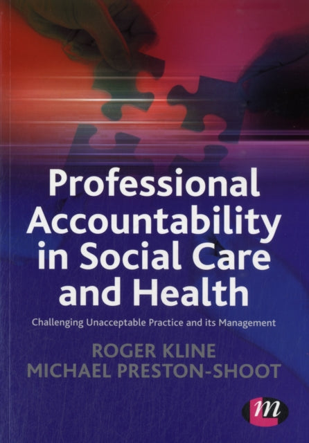 Book cover of: Professional Accountability in Social Care and Health
