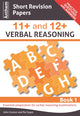 Book cover of: Anthem Short Revision Papers 11+ and 12+ Verbal Reasoning Book 1