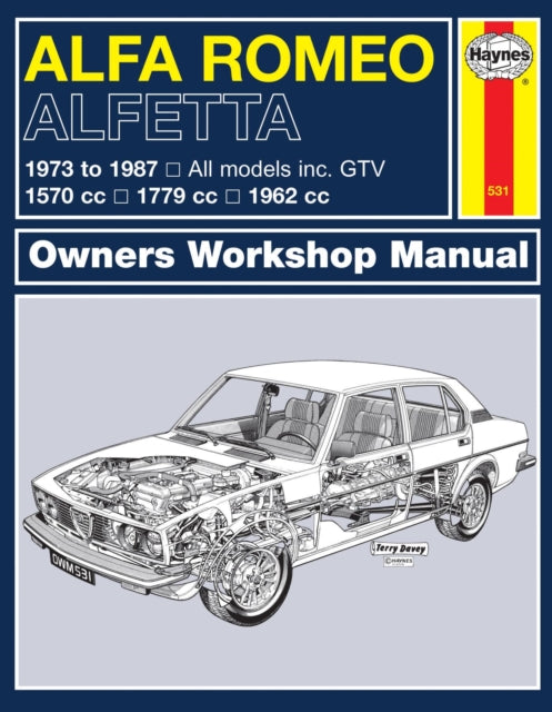 Book cover of: Alfa Romeo Alfetta (1973 - 1987) Haynes Repair Manual