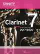 Book cover of: Trinity College London: Clarinet Exam Pieces Grade 7 2017 – 2020 (score & part). By: Trinity College Lond