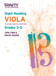 Book cover of: Trinity College London Sight Reading Viola: Grades 3-5. By: Celia Cobb