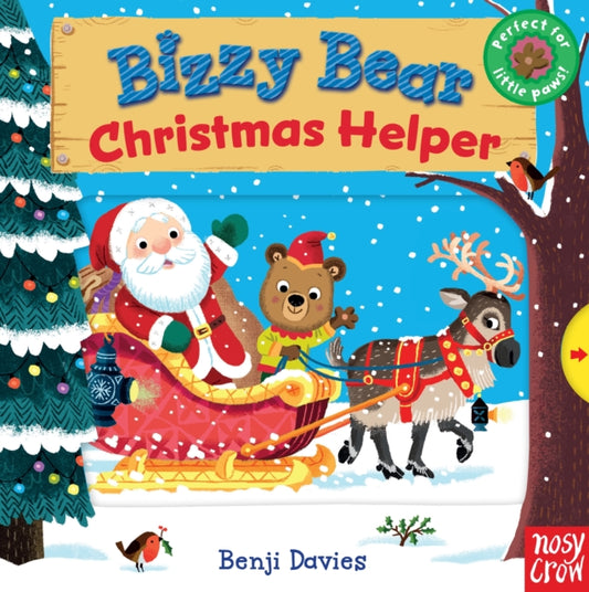 Book cover of: BIZZY BEAR CHRISTMAS HELPER. By: DAVIES, BENJI
