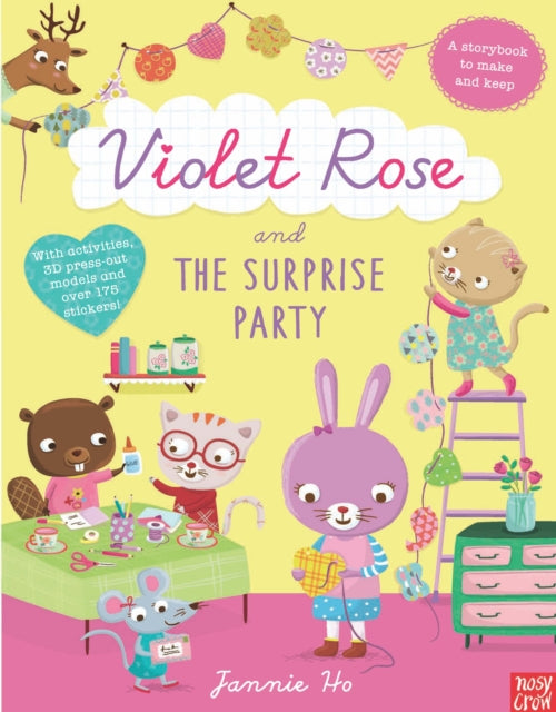 Book cover of: Violet Rose and the Surprise Party Sticker Activity Book