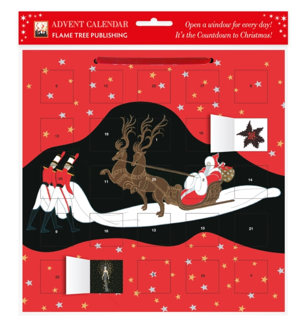 Book cover of: Entrance of Santa Claus advent calendar