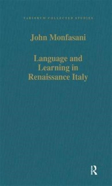 Book cover of: Language and Learning in Renaissance Italy