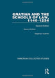 Book cover of: Gratian and the Schools of Law, 1140-1234. By: Stephan Kuttner