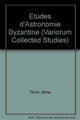 Book cover of: Etudes d'astronomie byzantine