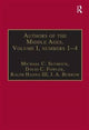 Book cover of: Authors of the Middle Ages. Volume I, Nos 1–4. By: M. C. Seymour