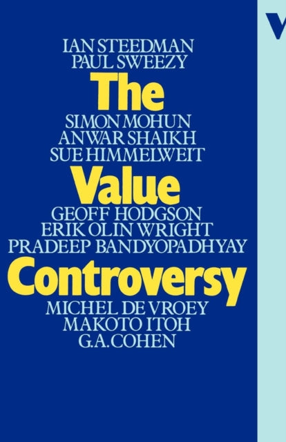 Book cover of: Value Controversy. By: Ian Steedman
