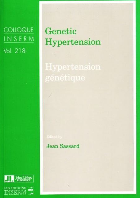 Book cover of: Genetic Hypertension. By: Jean Sassard