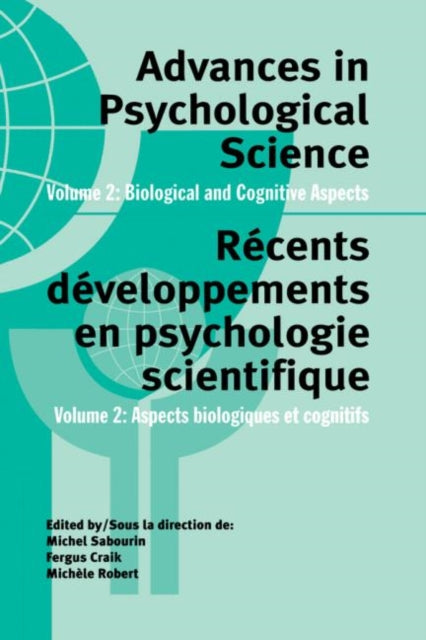 Book cover of: Advances in Psychological Science, Volume 2