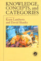 Book cover of: Knowledge Concepts and Categories. By: Koen Lamberts