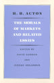 Book cover of: Morals of Markets & Related Essays