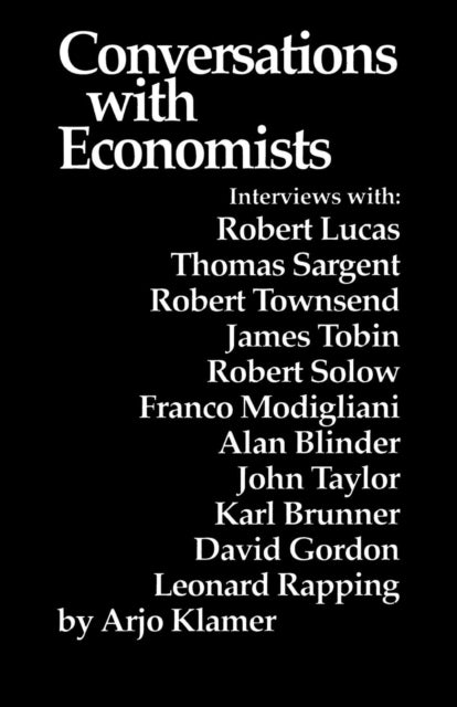 Book cover of: Conversations With Economists. By: Arjo Klamer