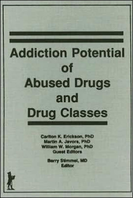 Book cover of: Addiction Potential of Abused Drugs and Drug Classes