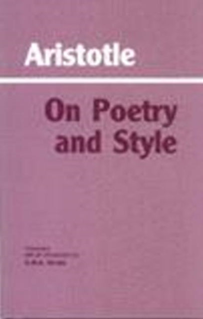 Book cover of: On Poetry and Style