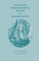 Book cover of: Selected Philosophical Papers of Robert Boyle