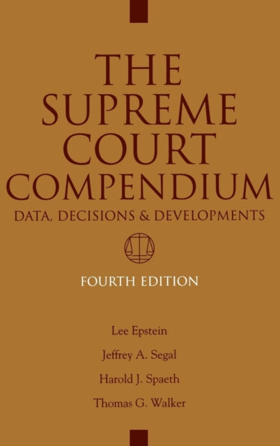 Book cover of: Supreme Court Compendium. By: Lee Epstein