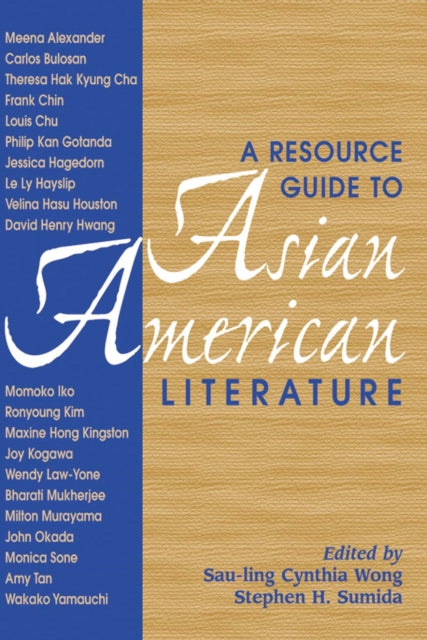 Book cover of: Resource Guide to Asian American Literature