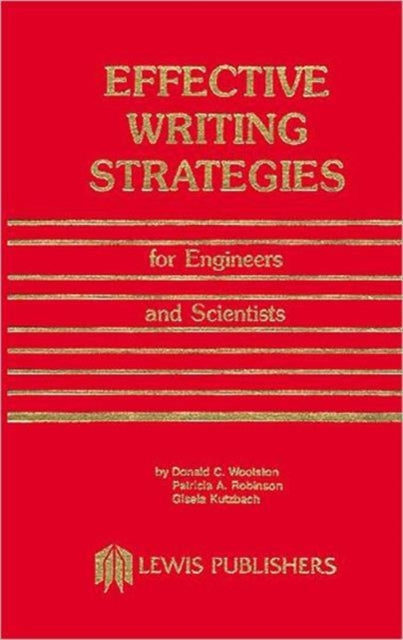 Book cover of: Effective Writing Strategies for Engineers and Scientists