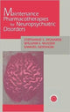 Book cover of: Maintenance Pharmacotherapies for Neuropsychiatric Disorders