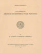 Book cover of: Studies in Archaic Corinthian Vase Painting