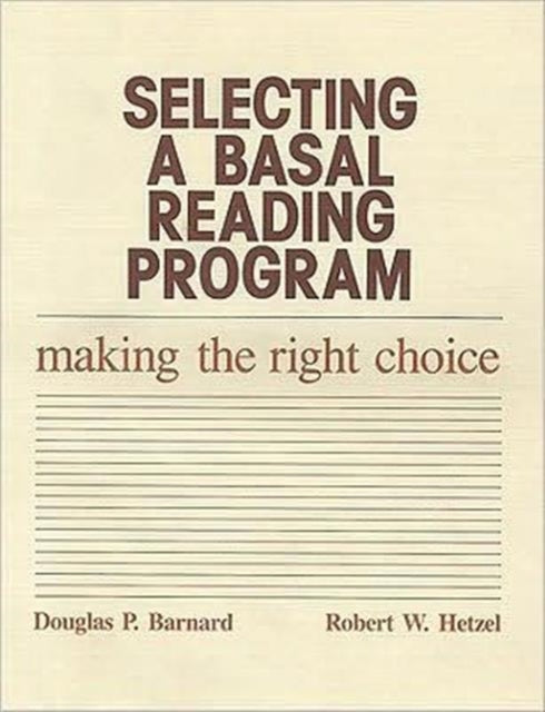 Book cover of: Selecting a Basal Reading Program