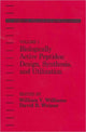 Book cover of: Biologically Active Peptides. By: David B. Weiner