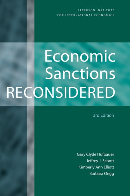 Book cover of: Economic Sanctions Reconsidered