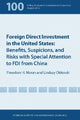Book cover of: Foreign Direct Investment in the United States – Benefits, Suspicions, and Risks with Special Attention to FDI from China. By: Theodore H. Moran